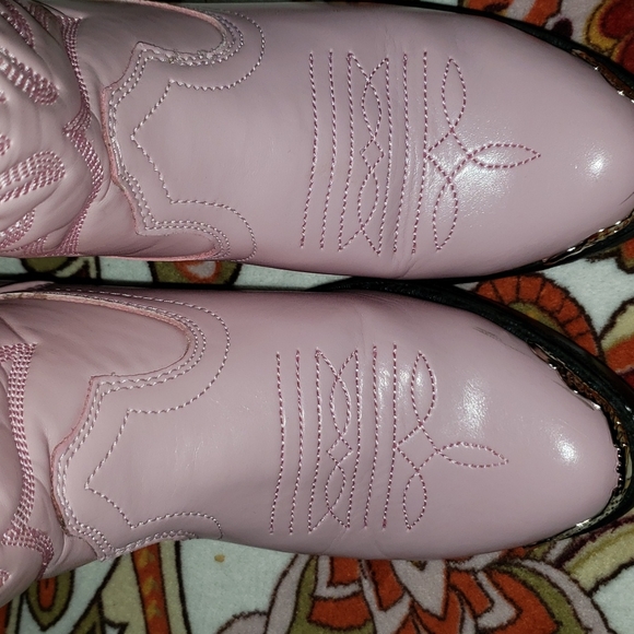 💘💘SOLD💘💘 SMOKY MOUNTAIN NWOT PINK BOOTS GIRLS KID COWGIRL PINK WESTERN BOOTS - Picture 8 of 11